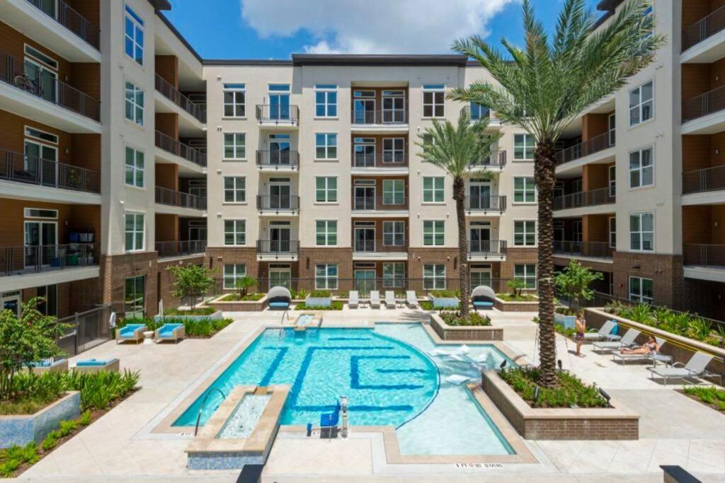 Ferienwohnung New Apart Downtown - 5Min Stadium/Parks/Museum Houston Exterior foto